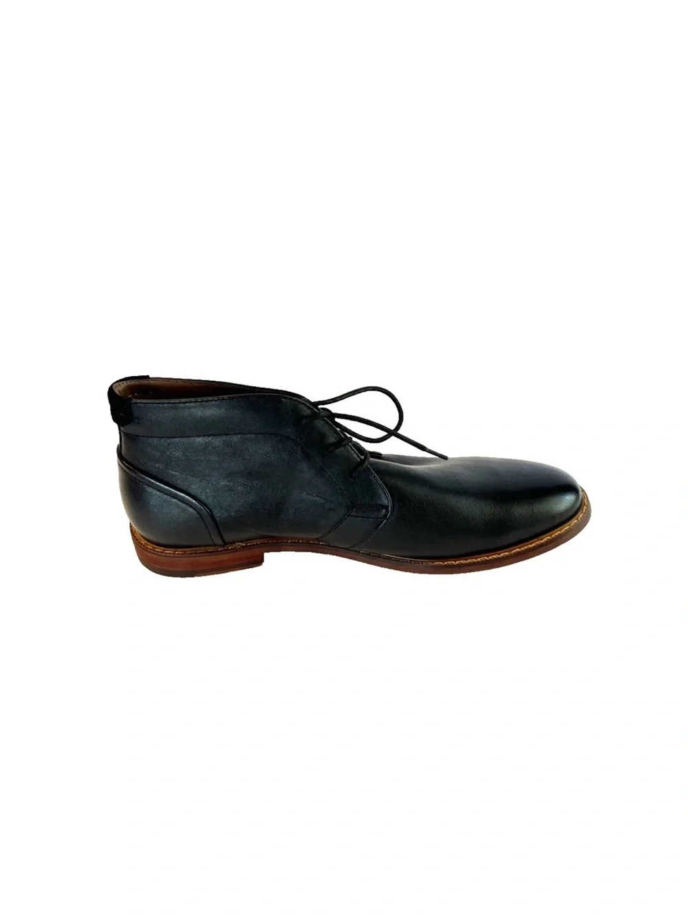 NEW Fairlane Black Leather Chukka Boots Men Size 10